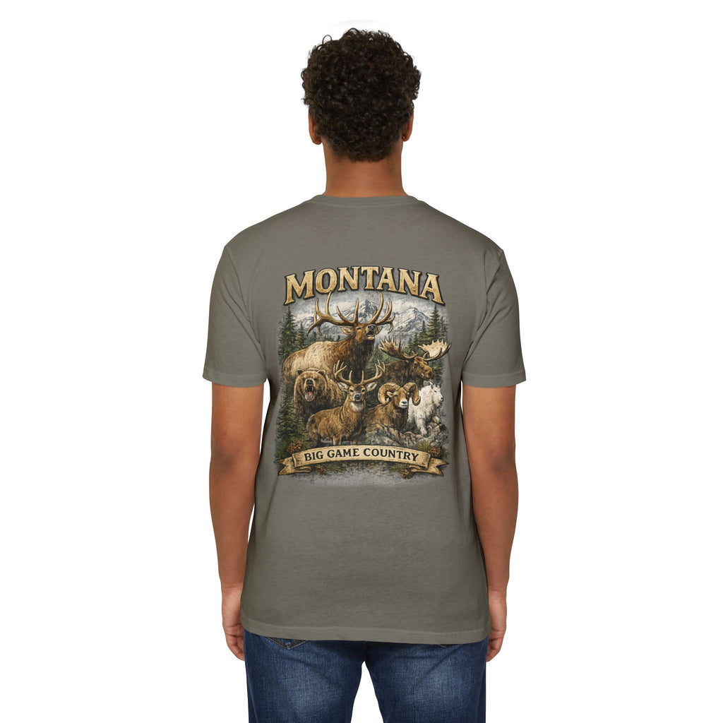 Montana Big Game Country T-Shirt — Wildlife Hunting Graphic Tee
