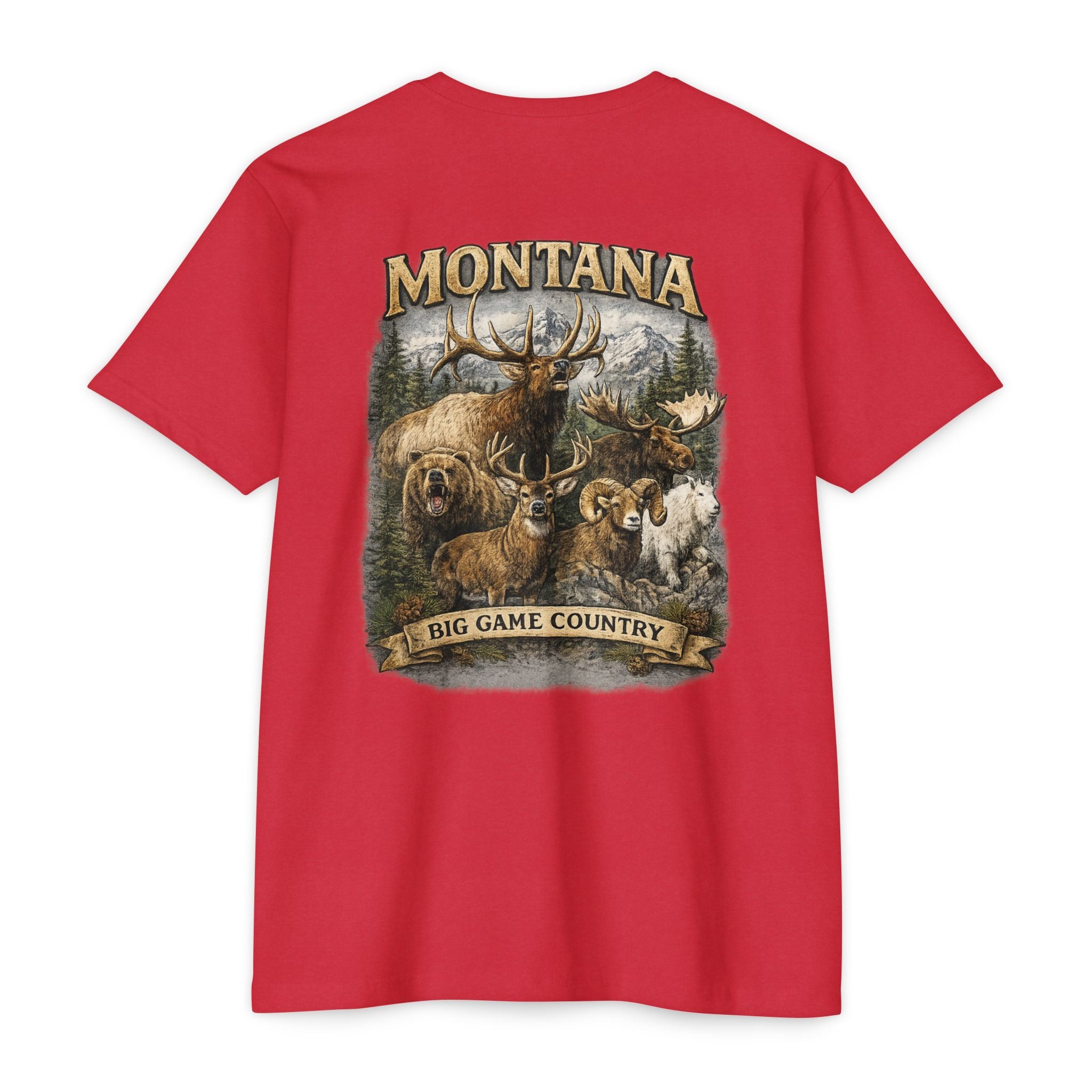 Montana Big Game Country T-Shirt — Wildlife Hunting Graphic Tee