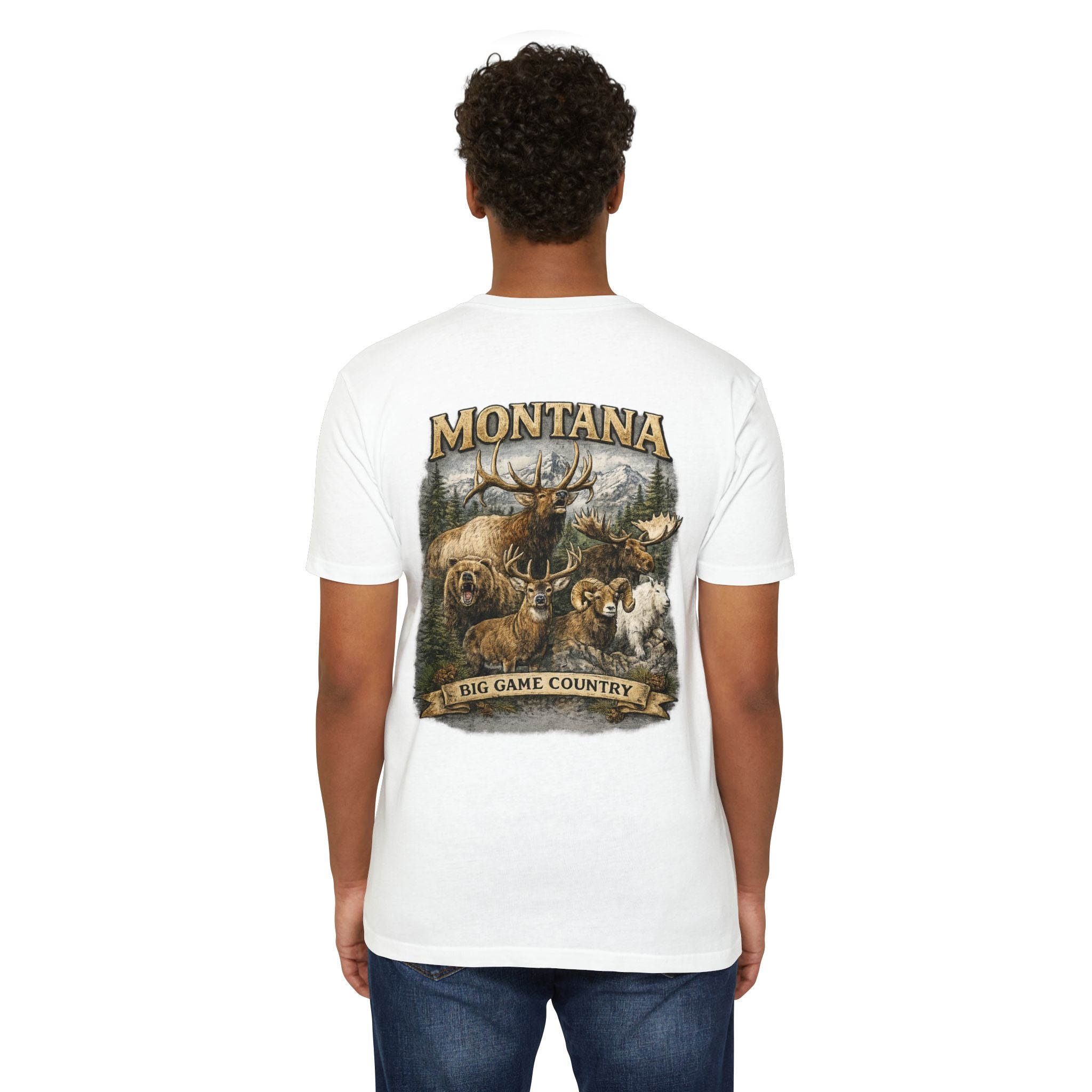 Montana Big Game Country T-Shirt — Wildlife Hunting Graphic Tee