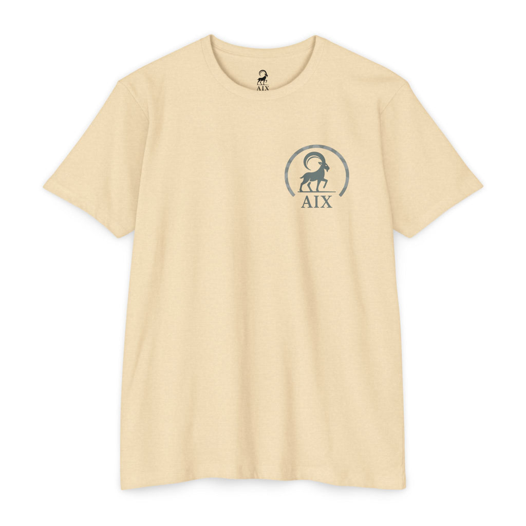 Deer Sunset Graphic T-Shirt — Texas Buck Hunting Scene (AIX)