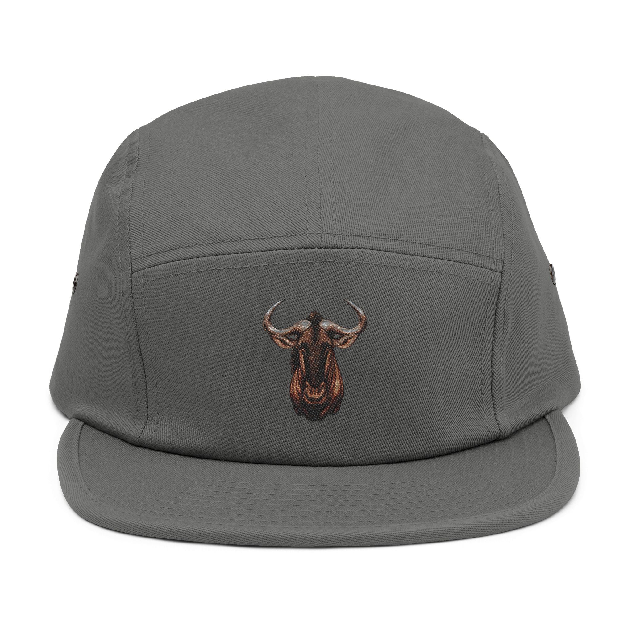 Wildebeest Embroidered 5-Panel Hat — "Embrace the Wilderness"
