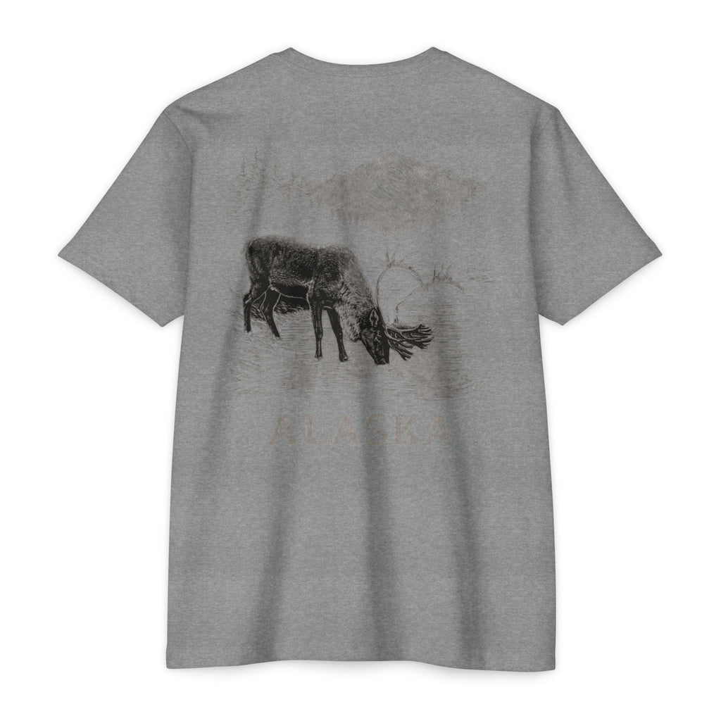 Alaskan Caribou River T-Shirt — Wildlife Scenic Tee