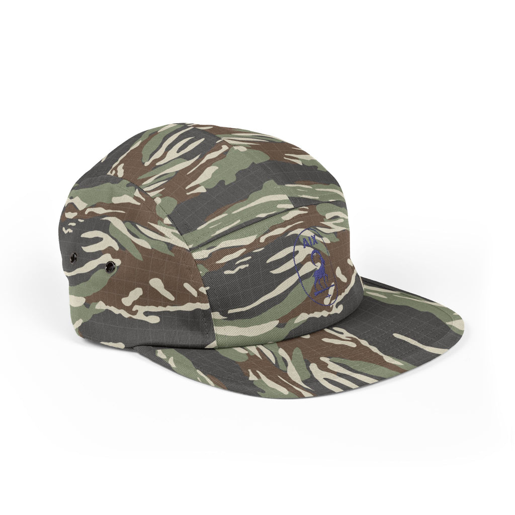 AIX Hunting Graphic 5-Panel Cap — Embroidered Hunting Hat