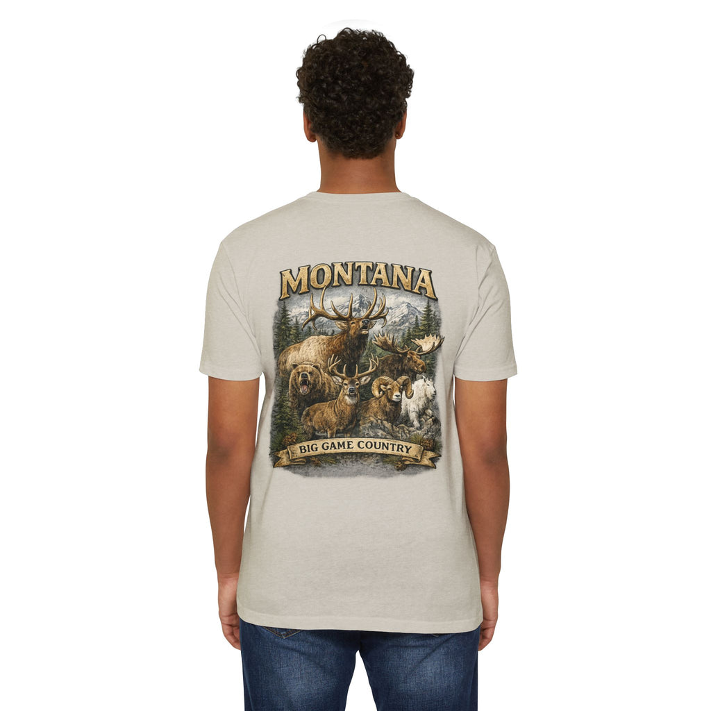 Montana Big Game Country T-Shirt — Wildlife Hunting Graphic Tee
