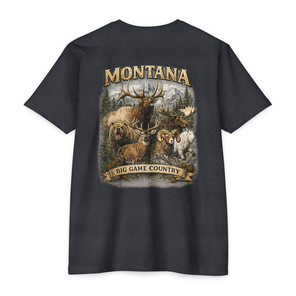 Montana Big Game Country T-Shirt — Wildlife Hunting Graphic Tee