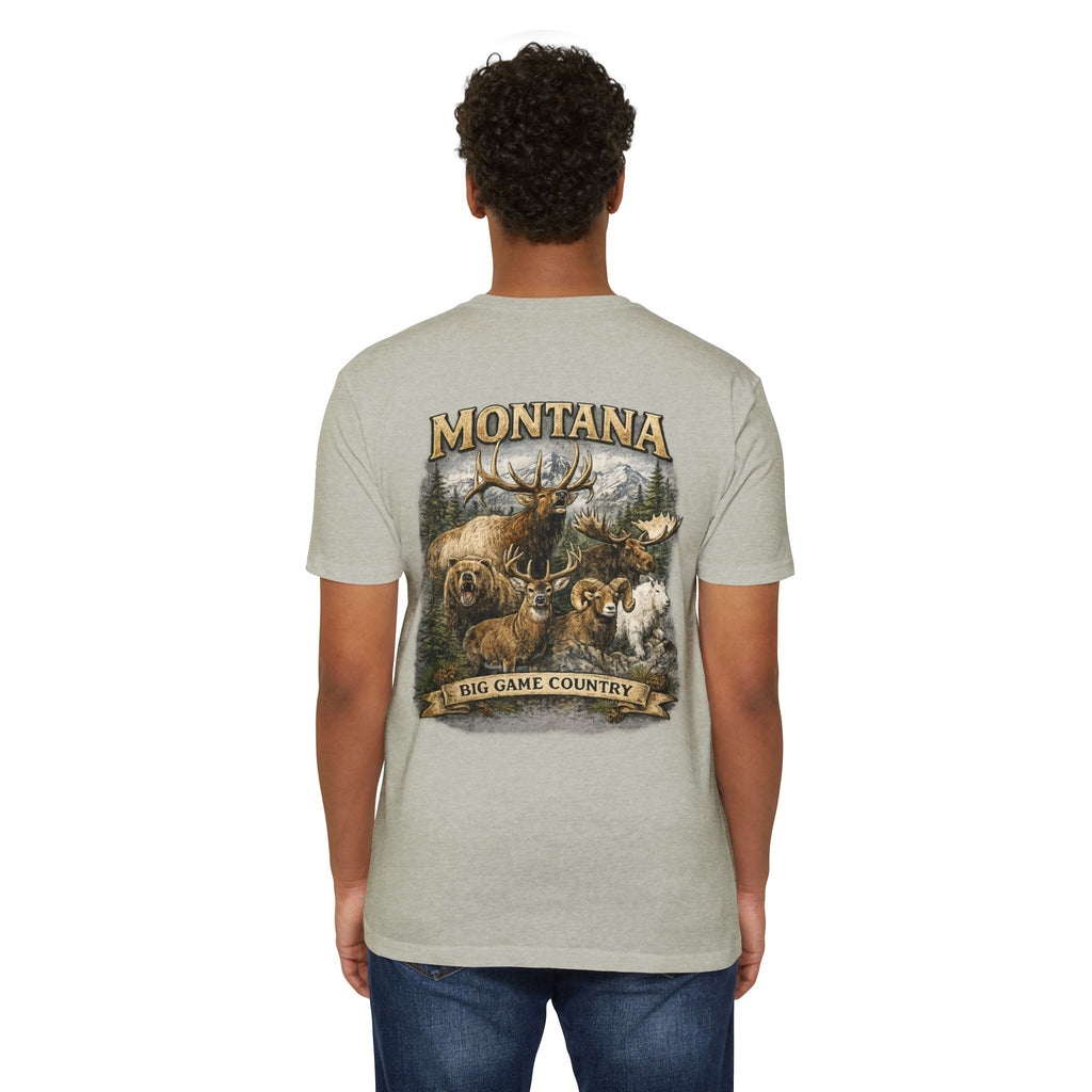 Montana Big Game Country T-Shirt — Wildlife Hunting Graphic Tee