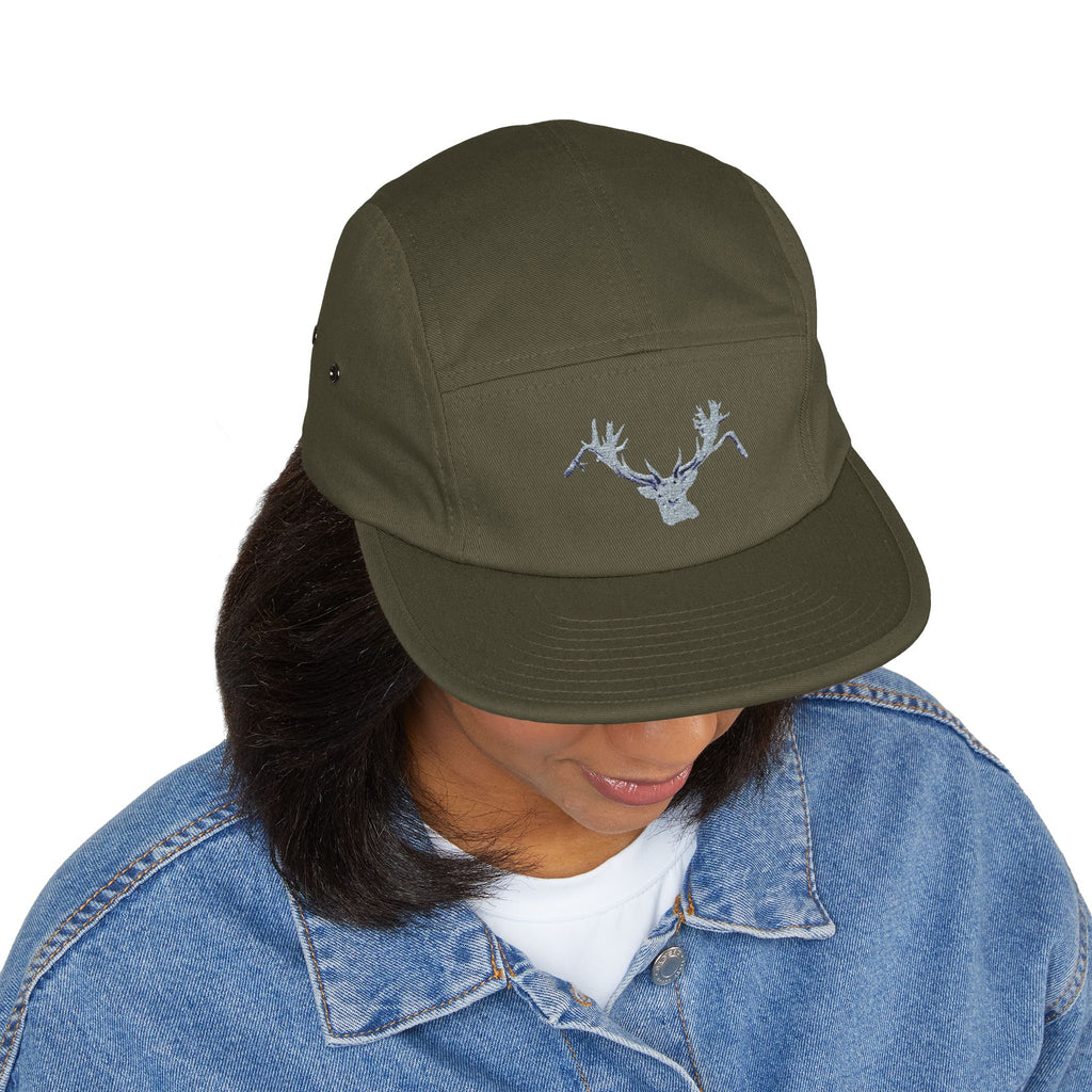 New Zealand Red Stag Embroidered 5-Panel Cap