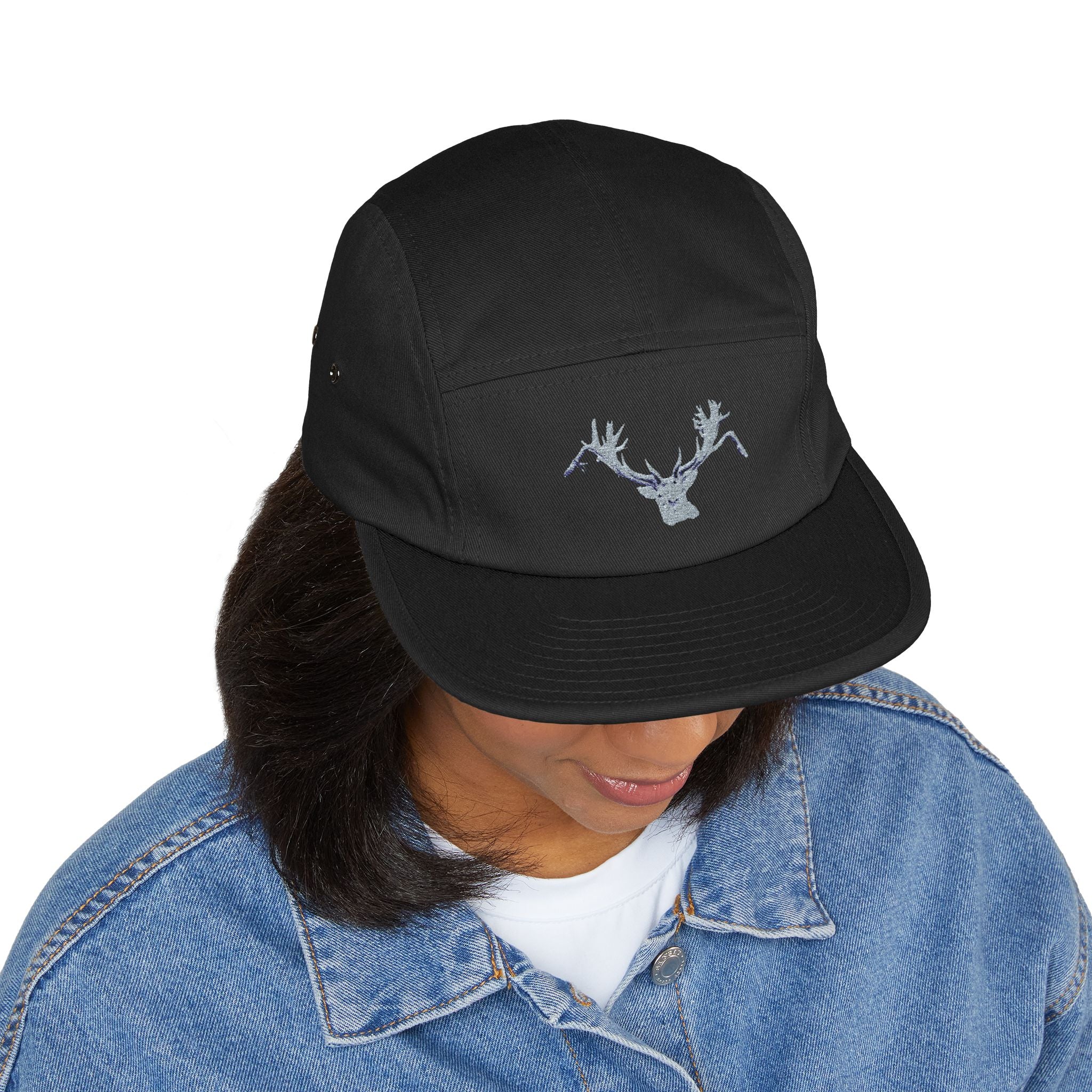 New Zealand Red Stag Embroidered 5-Panel Cap