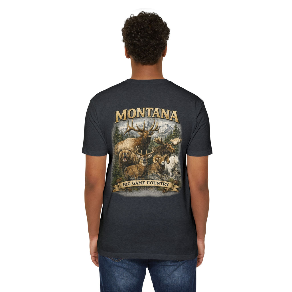 Montana Big Game Country T-Shirt — Wildlife Hunting Graphic Tee