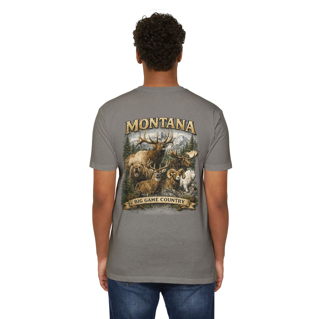 Montana Big Game Country T-Shirt — Wildlife Hunting Graphic Tee