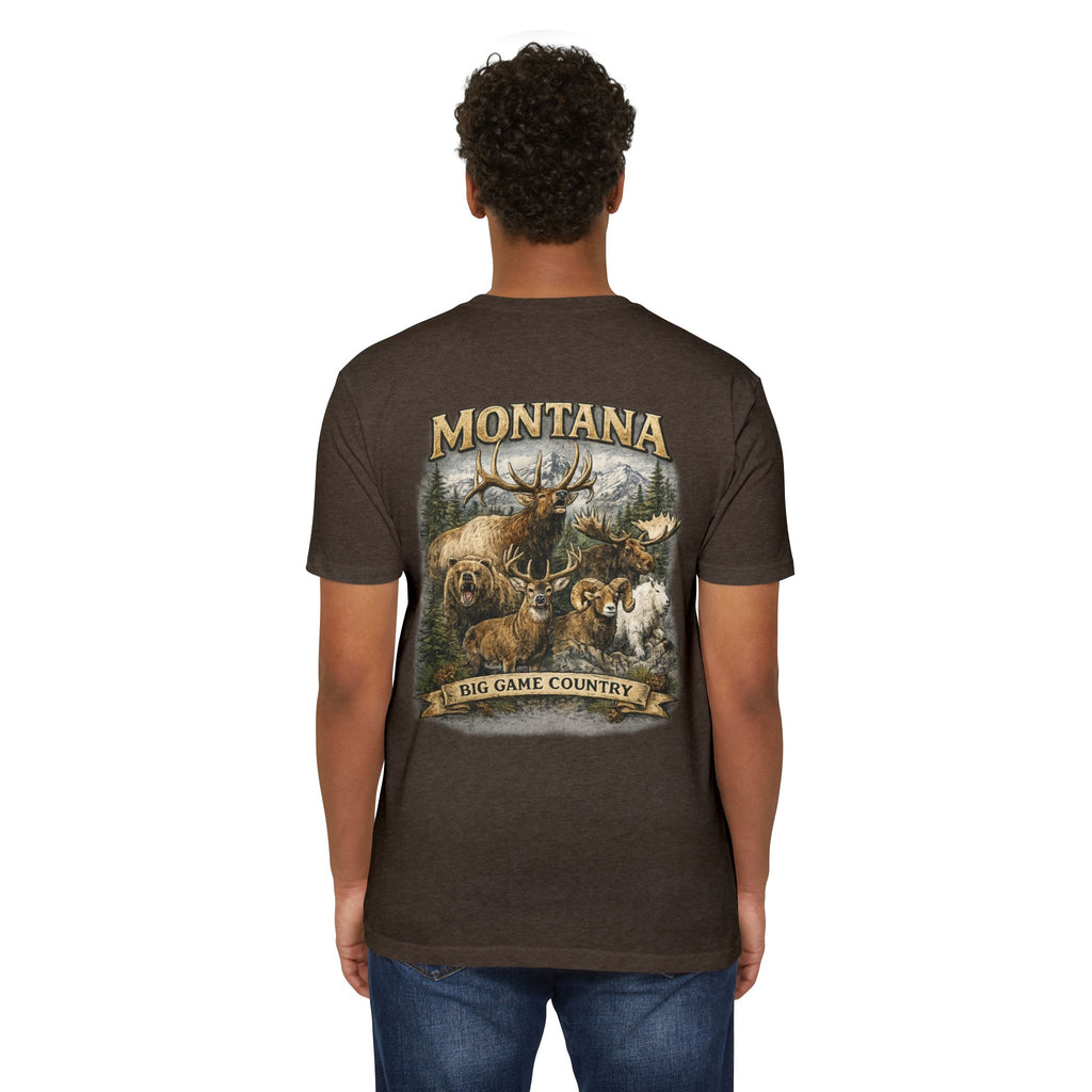 Montana Big Game Country T-Shirt — Wildlife Hunting Graphic Tee