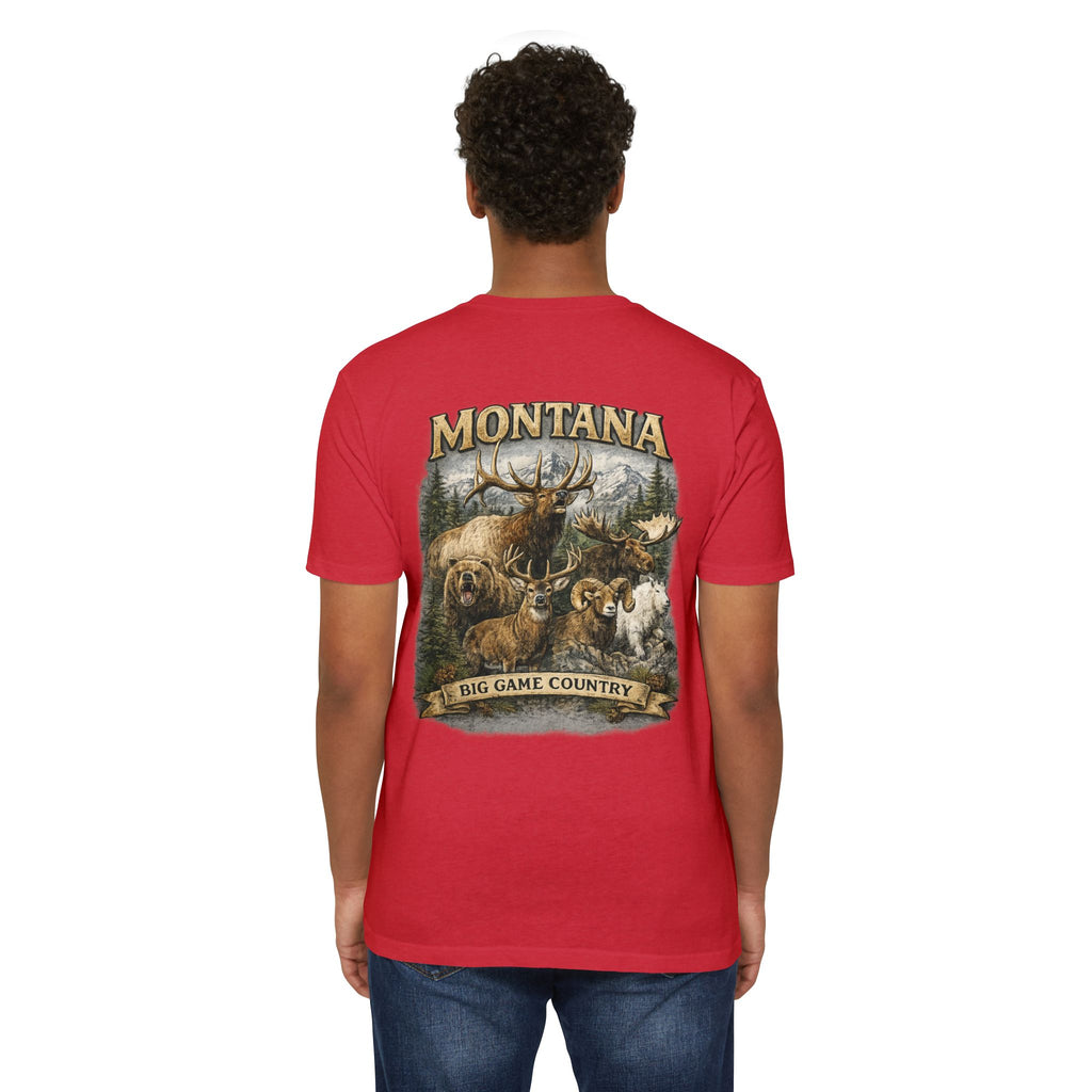 Montana Big Game Country T-Shirt — Wildlife Hunting Graphic Tee