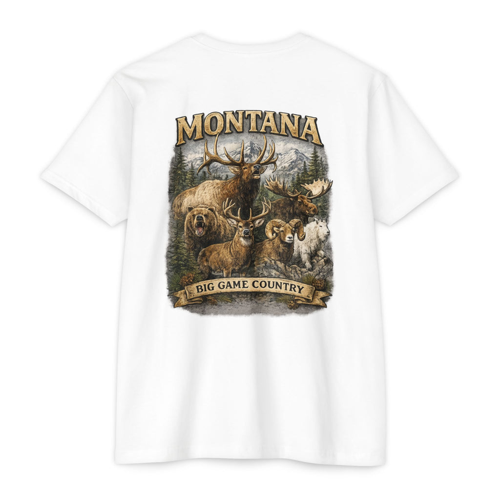 Montana Big Game Country T-Shirt — Wildlife Hunting Graphic Tee