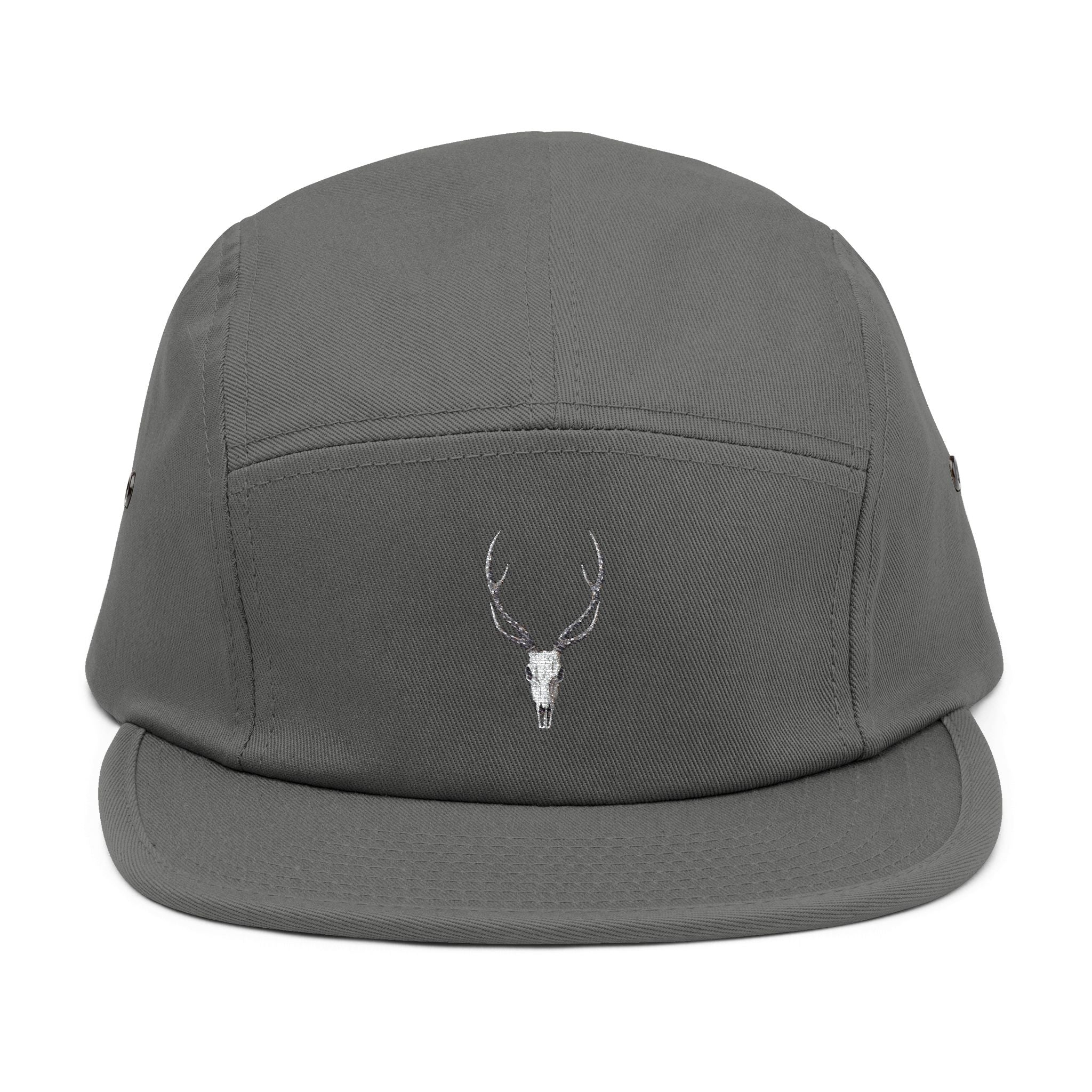 Axis Deer Embroidered 5-Panel Cap — Texas Hill Country Hunting Adventure