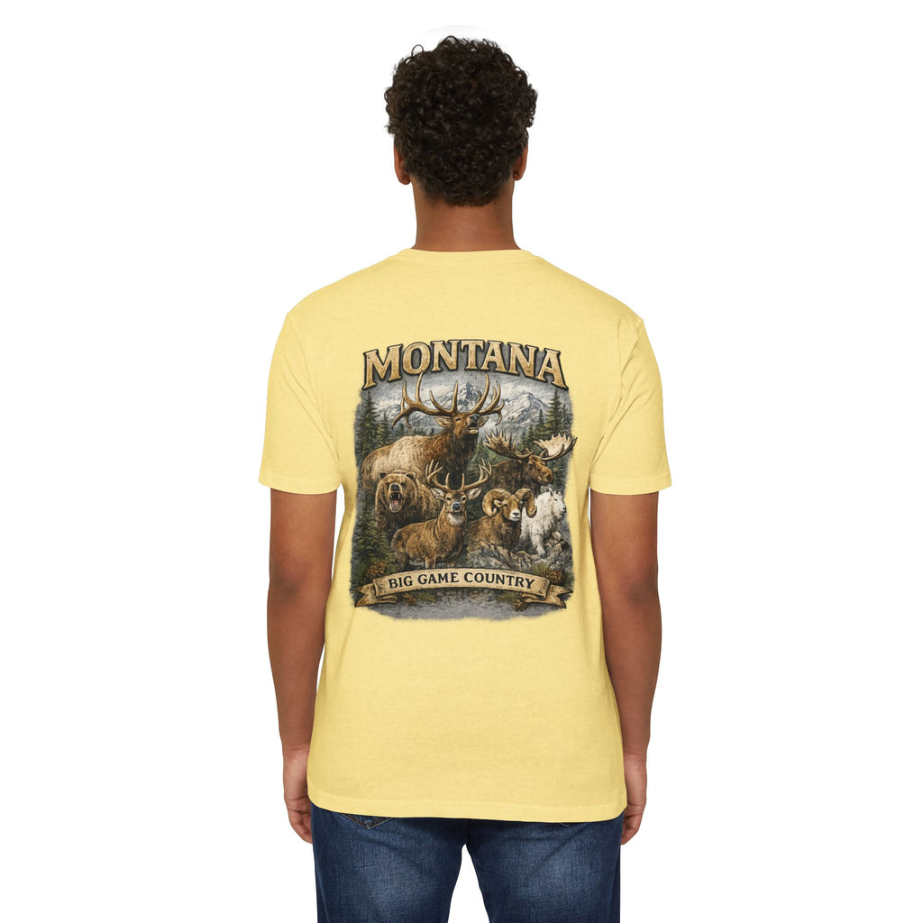 Montana Big Game Country T-Shirt — Wildlife Hunting Graphic Tee
