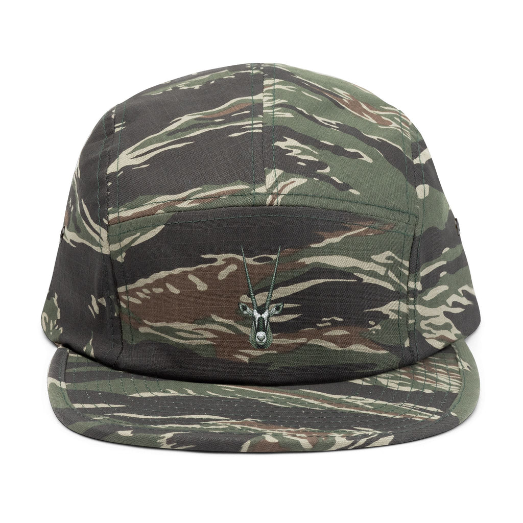 Gemsbok Oryx Embroidered 5-Panel Cap