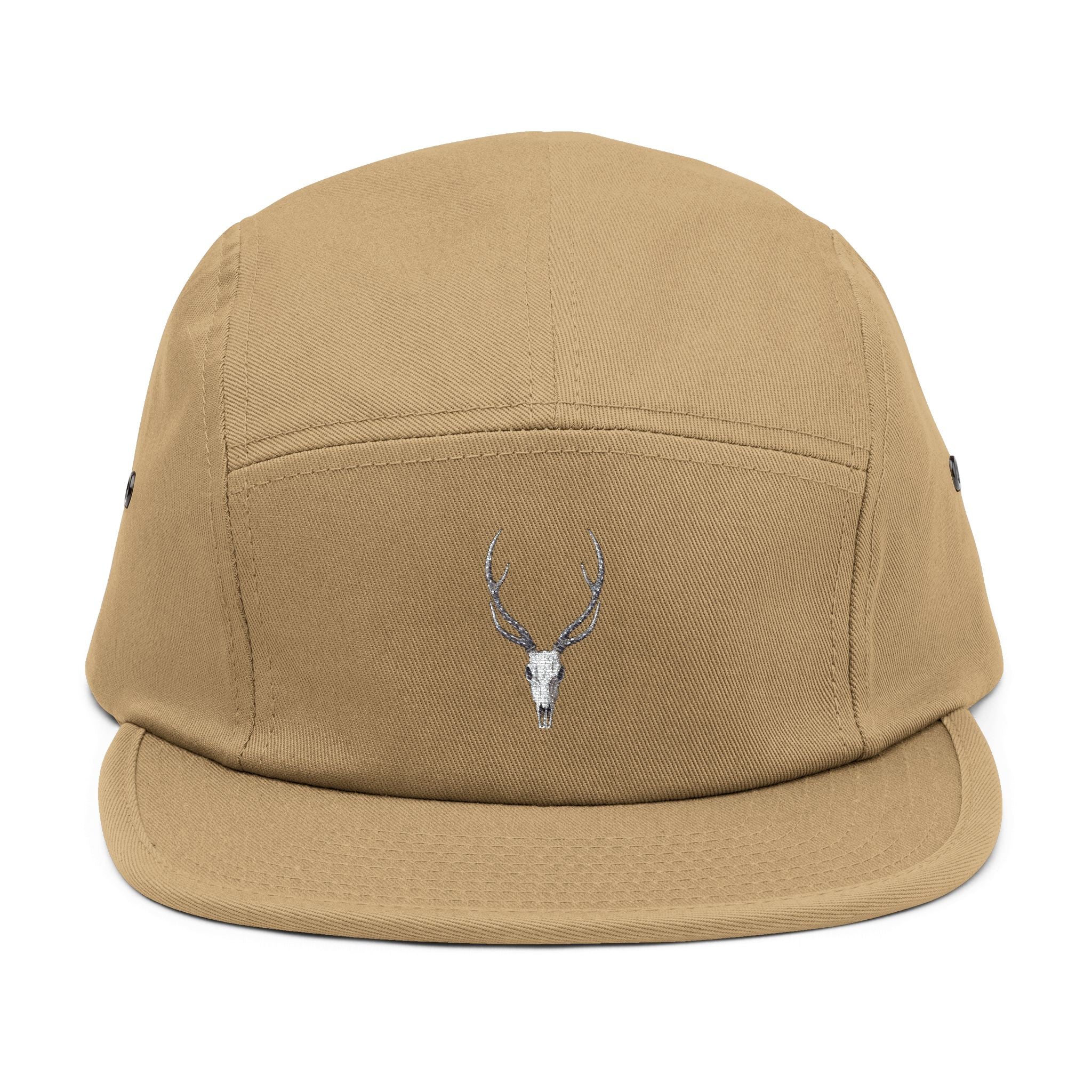 Axis Deer Embroidered 5-Panel Cap — Texas Hill Country Hunting Adventure