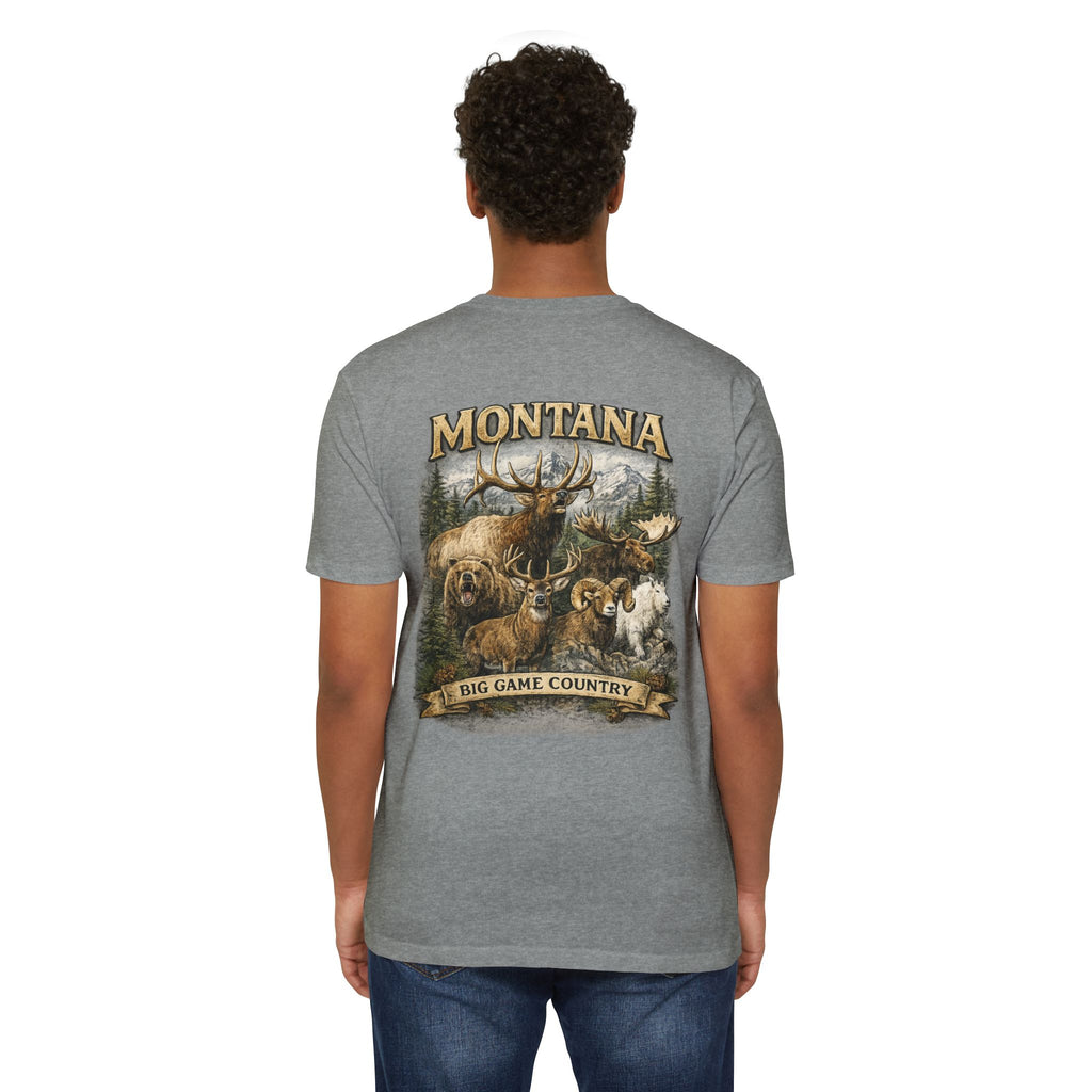 Montana Big Game Country T-Shirt — Wildlife Hunting Graphic Tee