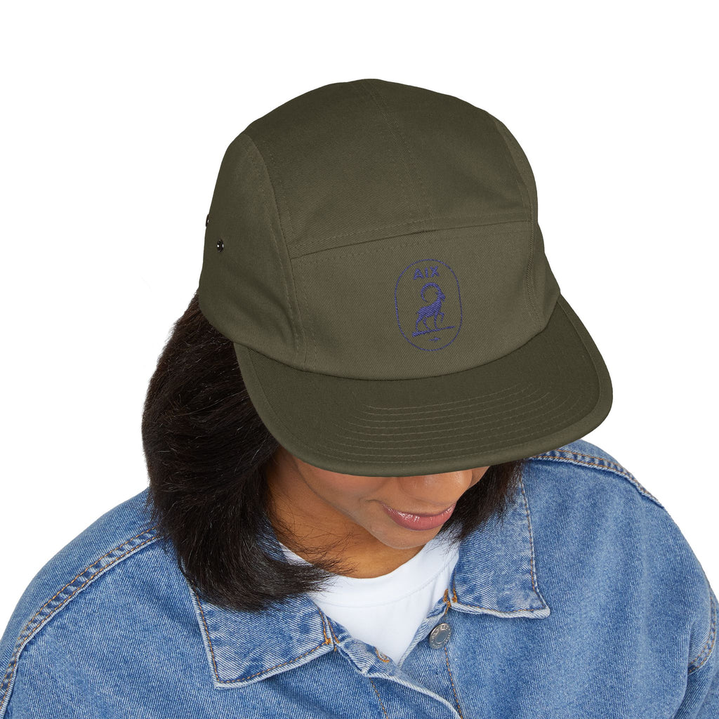 AIX Hunting Graphic 5-Panel Cap — Embroidered Hunting Hat