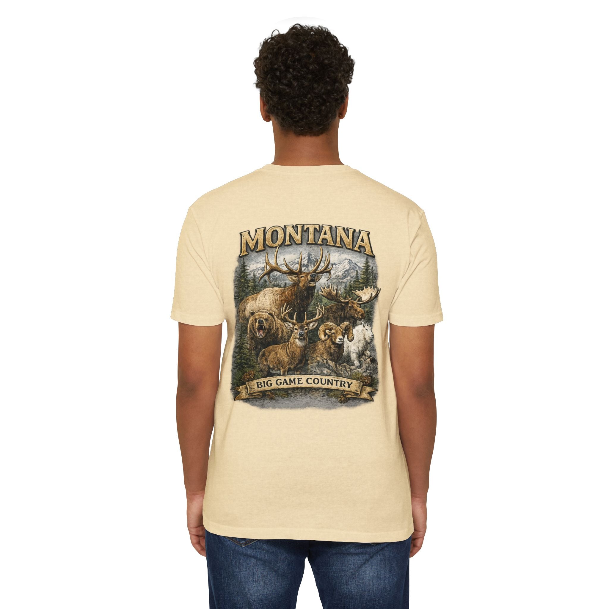 Montana Big Game Country T-Shirt — Wildlife Hunting Graphic Tee