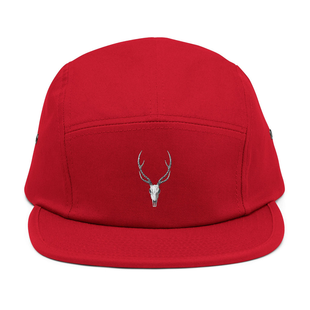 Axis Deer Embroidered 5-Panel Cap — Texas Hill Country Hunting Adventure