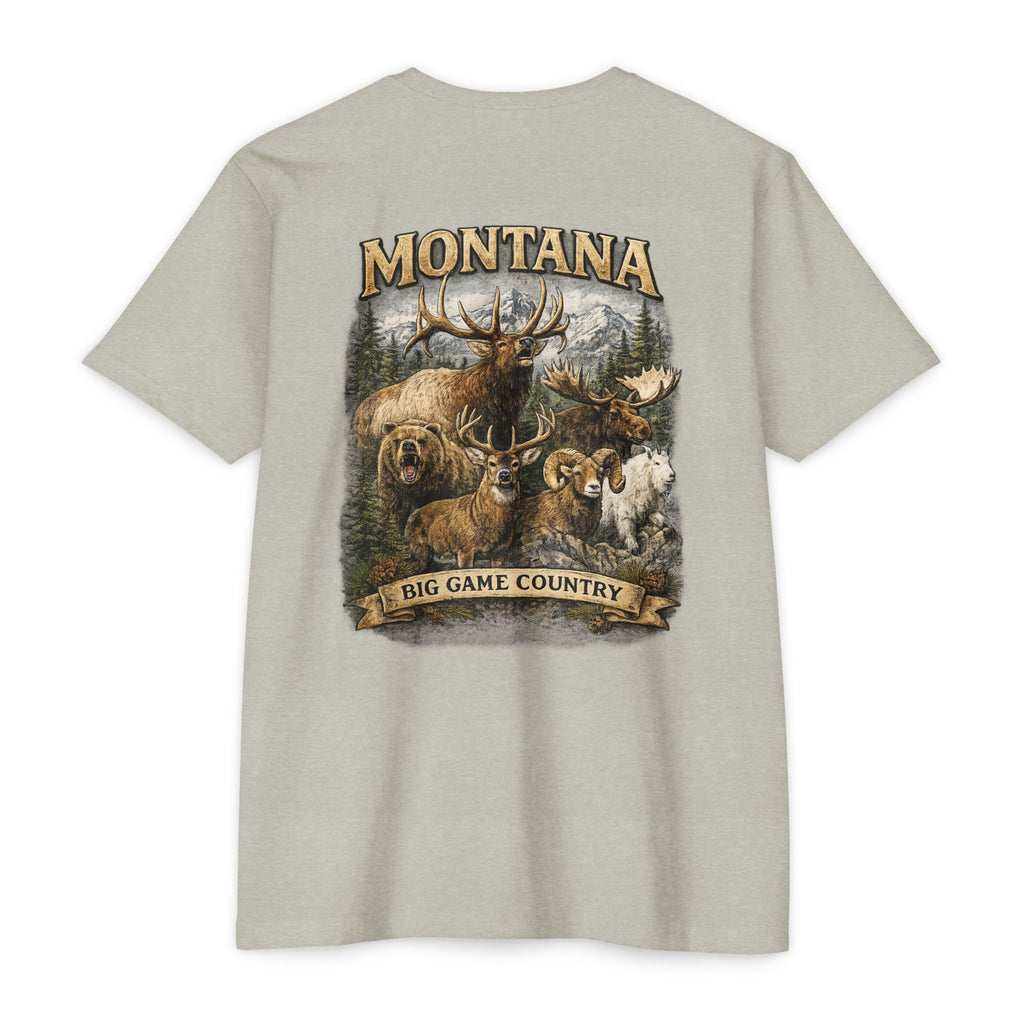 Montana Big Game Country T-Shirt — Wildlife Hunting Graphic Tee