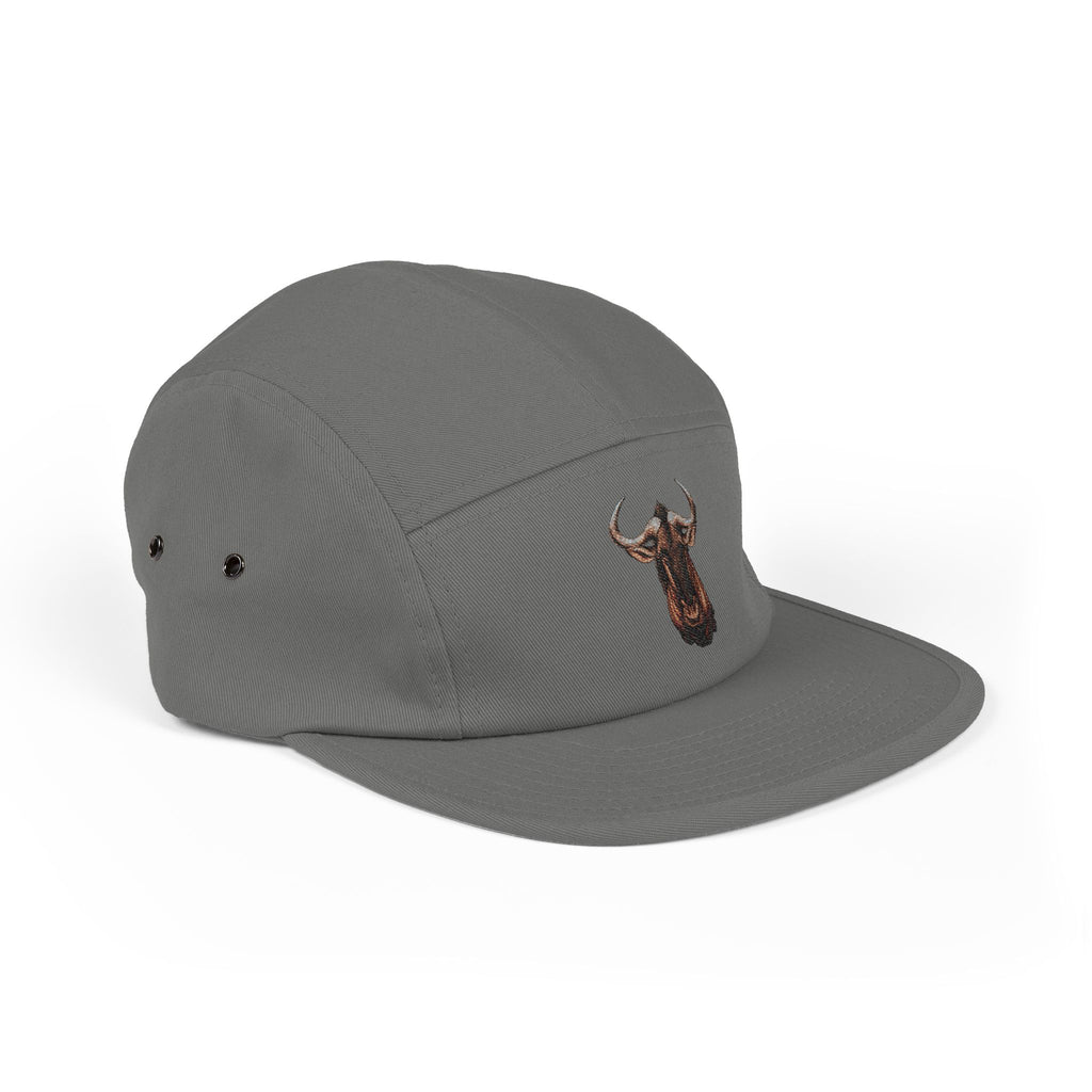 Wildebeest Embroidered 5-Panel Hat — "Embrace the Wilderness"