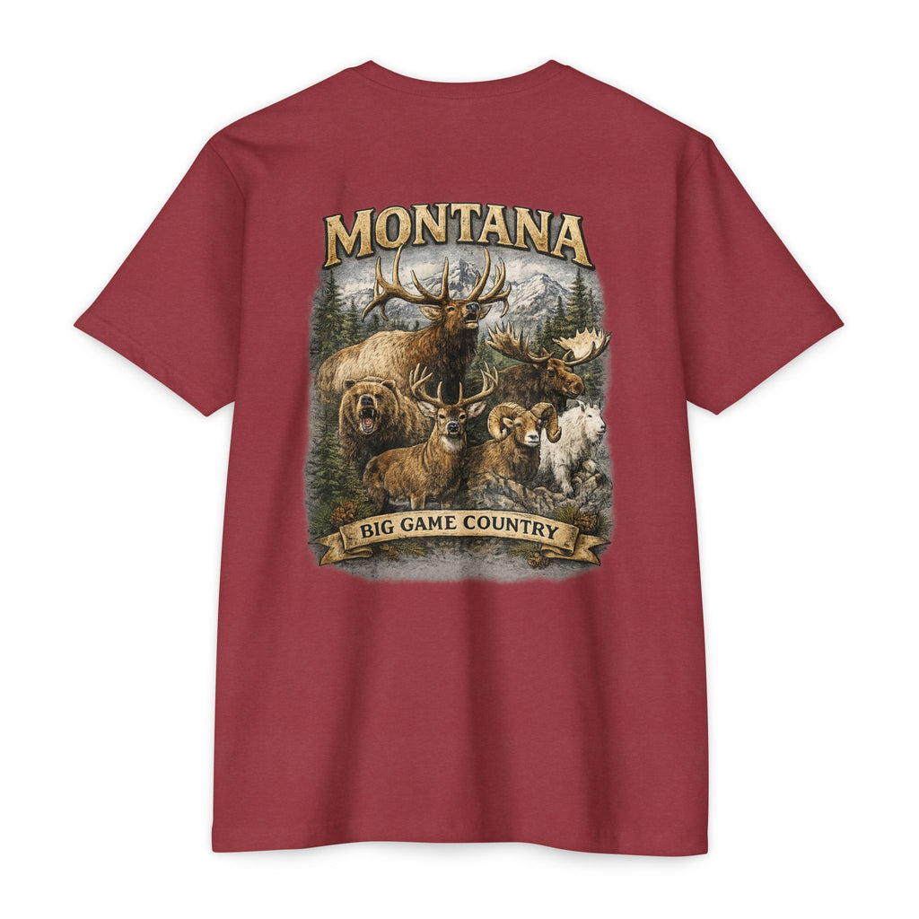 Montana Big Game Country T-Shirt — Wildlife Hunting Graphic Tee
