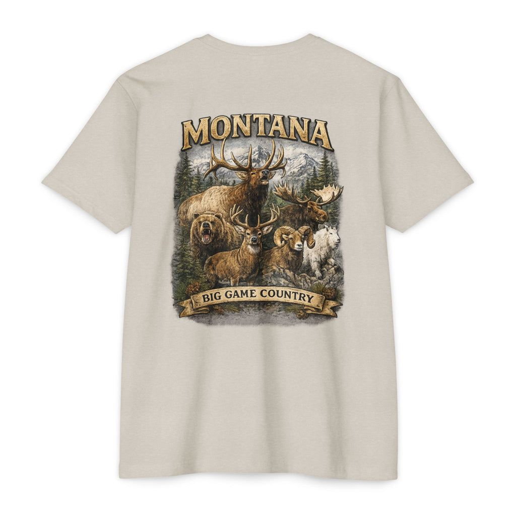 Montana Big Game Country T-Shirt — Wildlife Hunting Graphic Tee