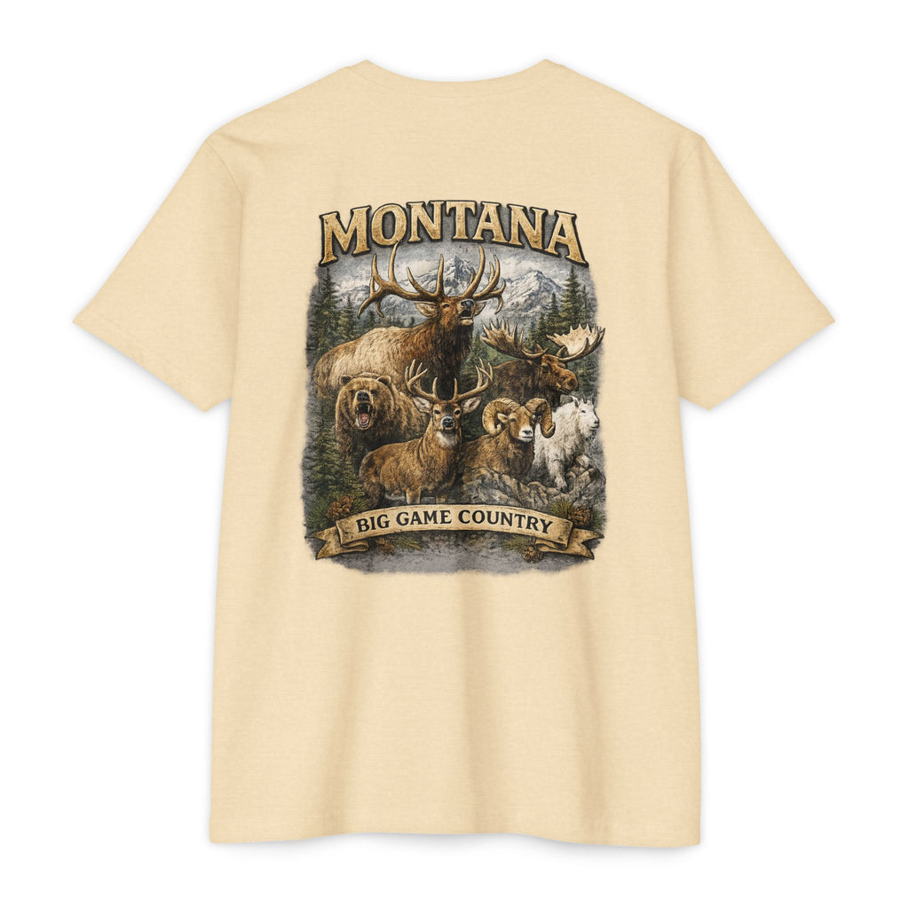 Montana Big Game Country T-Shirt — Wildlife Hunting Graphic Tee