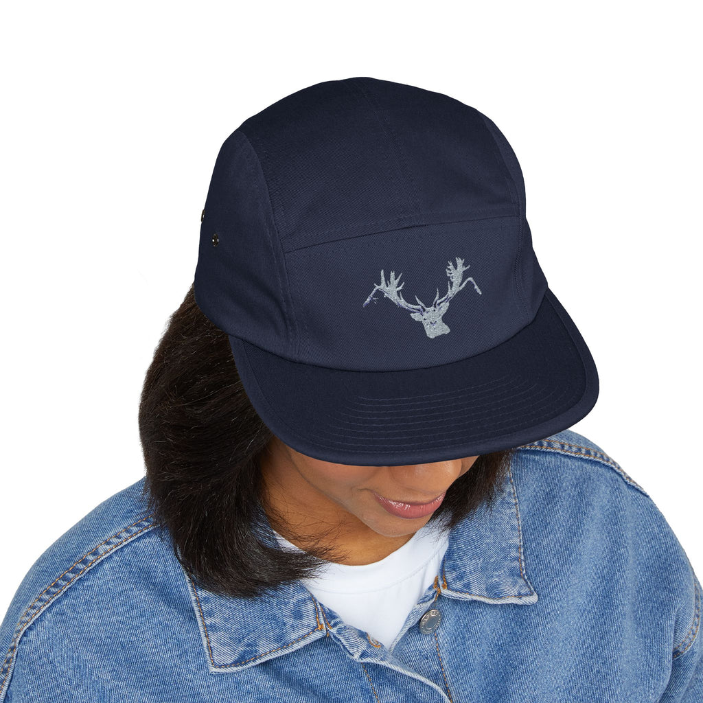 New Zealand Red Stag Embroidered 5-Panel Cap